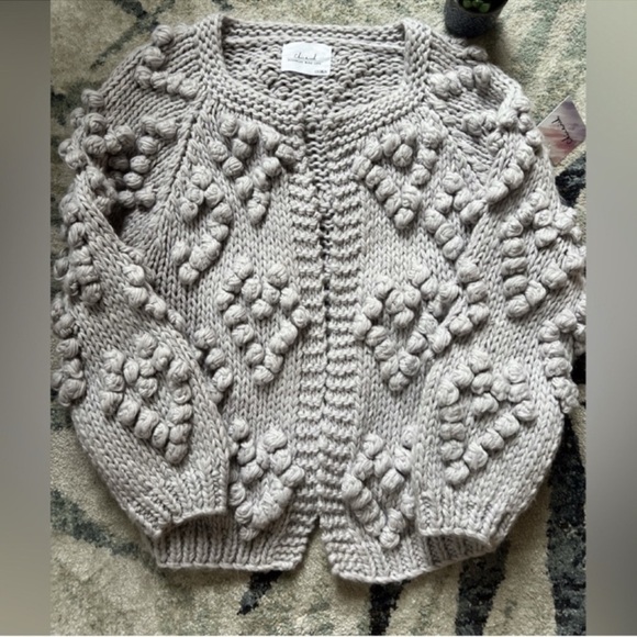 NWT CHICWISH HAND KNIT YOUR LOVE CARDIGAN SWEATER
PALE LAVENDER M/L - Picture 2 of 6